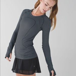 Lululemon Run Swiftly Tech Long Sleeve Stripe